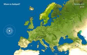 Peninsulas of Europe. Toporopa