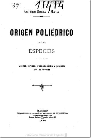 Origen poliédrico de las especies