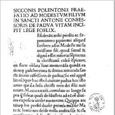 Vita Sancti Antonii de Padua