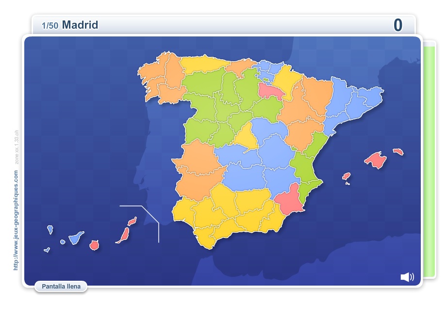 juego mapa mudo de españa Mapa interactivo de España Provincias de España. Juegos 