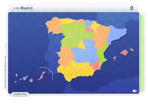 Provincias de España. Juegos Geográficos