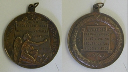 Medalla conmemorativa de la muerte de Nicolás Abreu y Mora, marqués de la Regalía