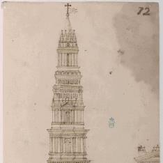 Torre y fachada principal de San Pedro de Roma
