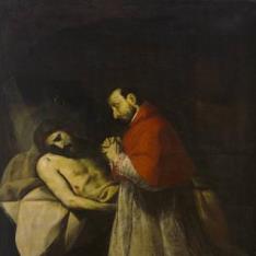 San Carlos Borromeo ante Cristo muerto