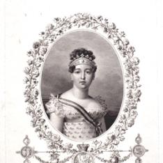 Retrato de María Isabel Francisca de Braganza Reina de España y de las Indias