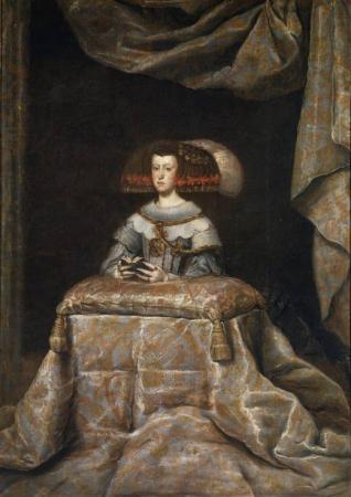 Mariana de Austria, reina de España, orante