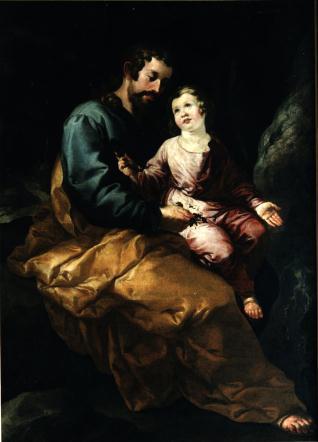 San José con el Niño Jesús