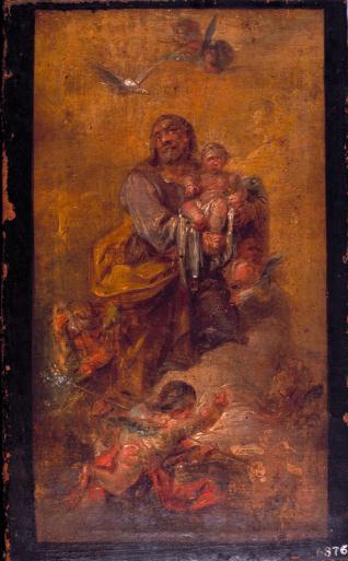 San José con el Niño en Gloria