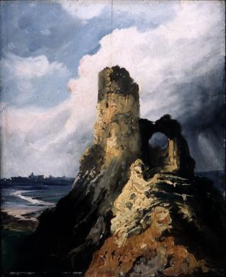 Un torreón en ruinas
