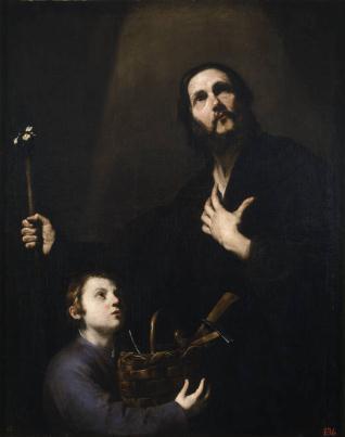 San José y el Niño Jesús