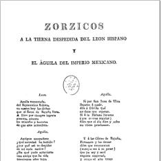 Zorzicos a la tierna despedida del León Hispano y el Águila del Imperio Mexicano