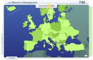 Geo Quizz Europa.  Jogos geográficos