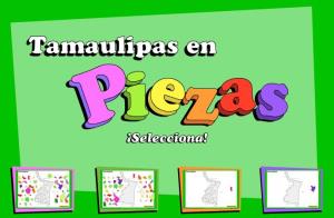 Municipios de Tamaulipas. Puzzle. INEGI de México