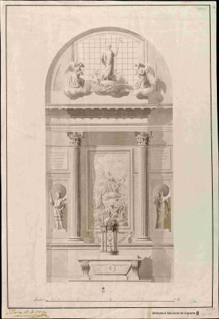 Retablo y altar neoclásicos