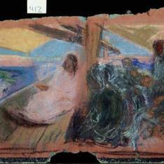 Cristo predicando en la barca - Jesús en la barca