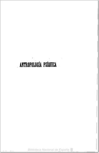 Principios de antropología psíquica, lógica y ética