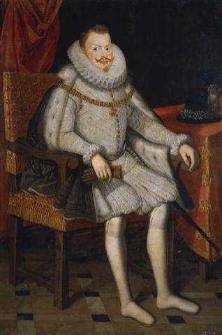 Felipe III, rey de España, sedente