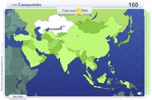 Geo Quizz Ásia.  Jogos geográficos