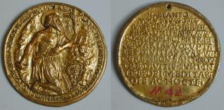 Medalla de San Jerónimo penitente