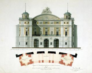 Proyecto para la fachada del Teatro Real de Madrid