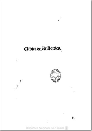 Ethica ad Nicomachum (en castellano) trad. compendiada