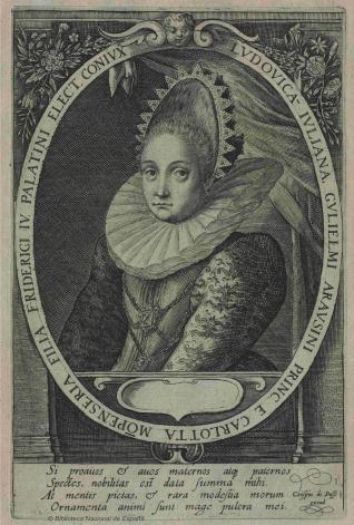 Retrato de Luisa Juliana de Nassau