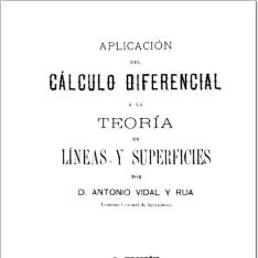 Aplicación del cálculo diferencial a la teoría de líneas y superficies