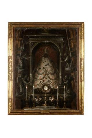 Virgen de los Remedios - Virgen en su altar