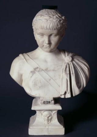 Retrato de un niño romano como Apolo