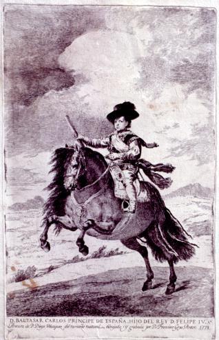 Retrato ecuestre del Príncipe Baltasar Carlos