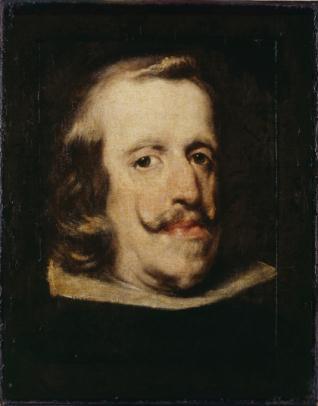 Retrato de Felipe IV (fragmento)