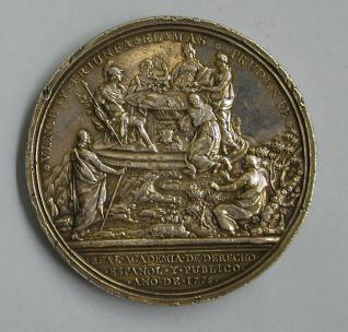 Medalla conmemorativa del Premio de la Real Academia de Derecho Español y Público