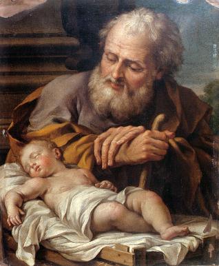 San José con el Niño dormido