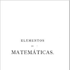 Elementos de matemáticas.