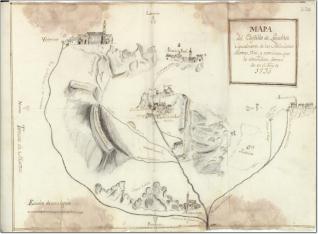 Mapa del Castillo de Locubin