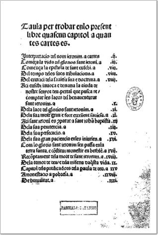 Vita et transitus S.Hieronymi, sive Epistolae de eodem in unum collectae