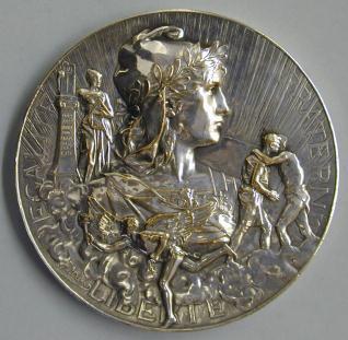 Medalla conmemorativa de la Exposición Internacional de París de 1899