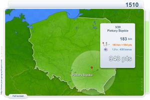 Cities of Poland . Geography map games