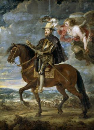 Felipe II a caballo