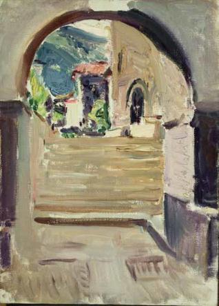 Escalera de la Iglesia del Roncal