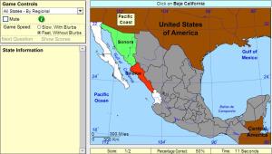 States of Mexico. Beginner. Sheppard Software