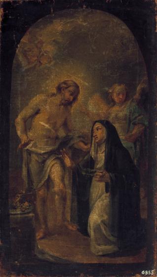 Aparición de Cristo a Santa Catalina de Siena