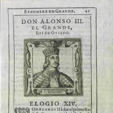 Retrato de Alfonso III, Rey de Asturias y León