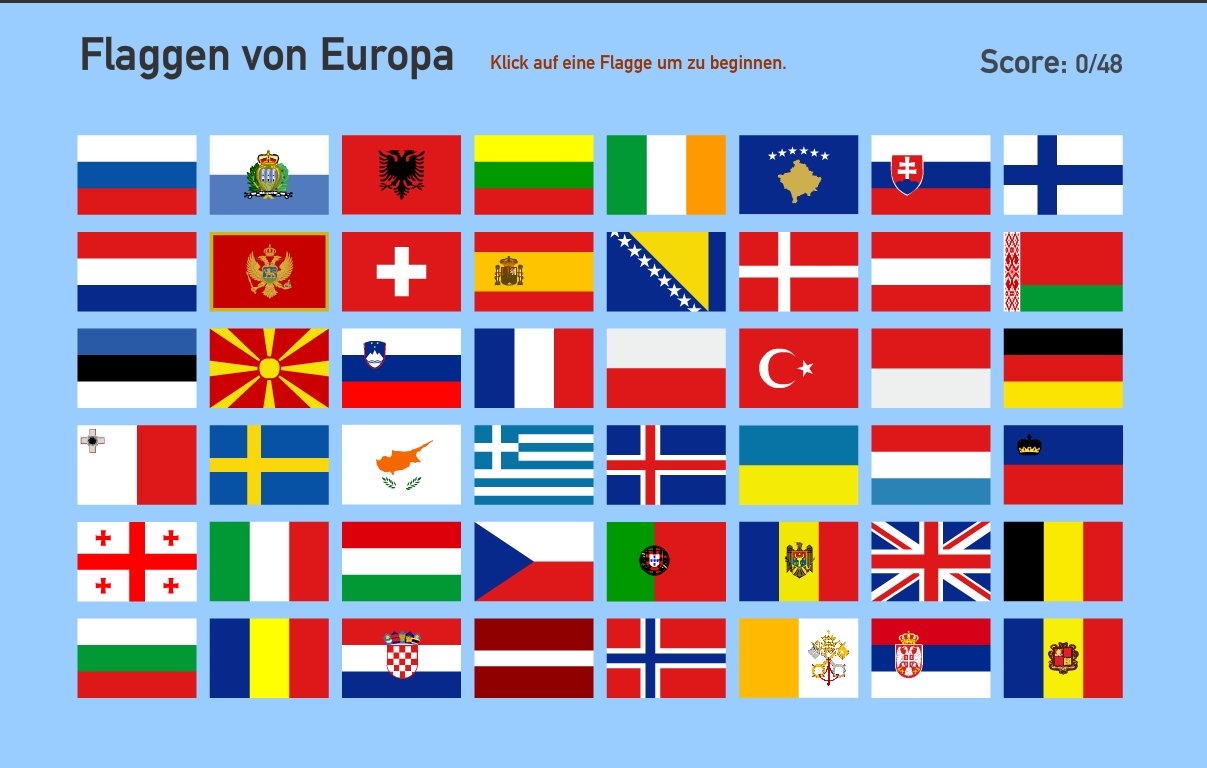Flaggen von Europa. Toporopa