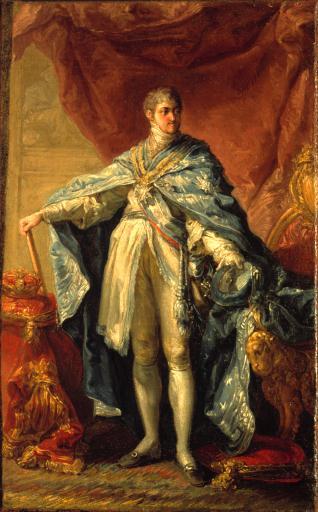 Fernando VII, con el hábito de la órden de Carlos III