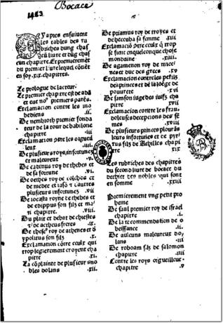 De casibus illustrium virorum (en francés:) Du dechiet et ruyne des nobles hommes et femmes