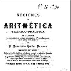 Nociones de aritmética teórico-práctica