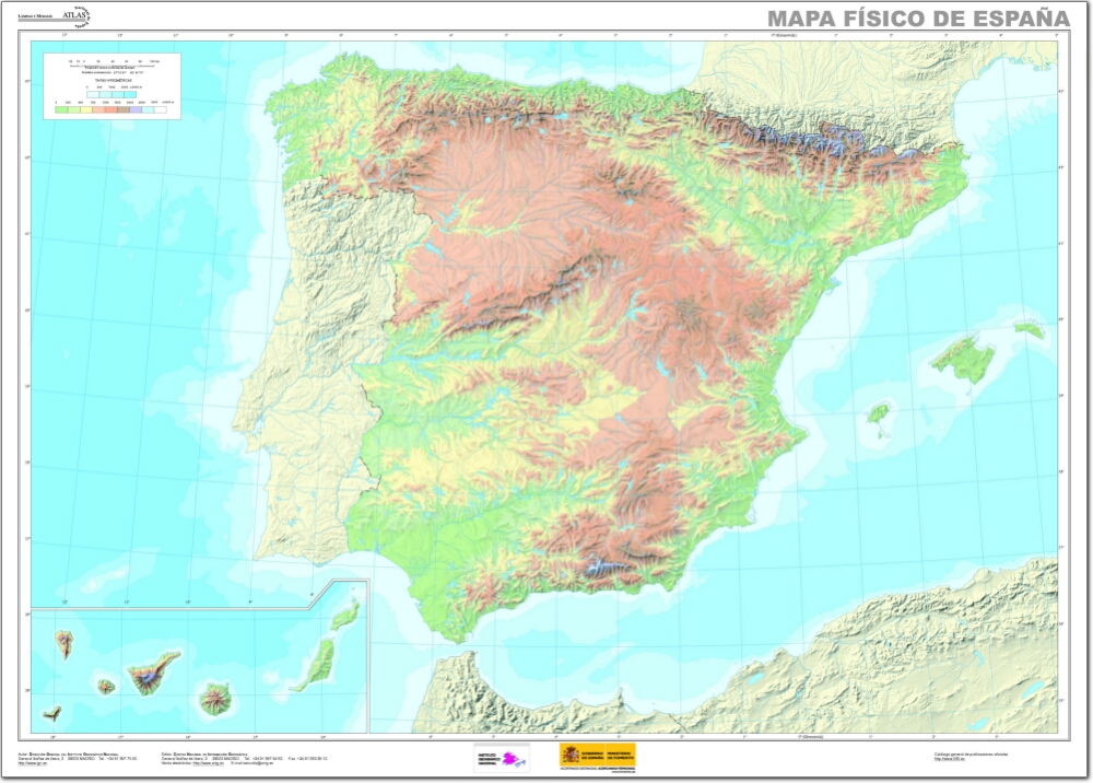 Pais Espana Mapa Fisico Montanas Citas Para Sexo En Extremadura 7603