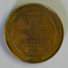 medalla conmemorativa de la muerte de George Canning
