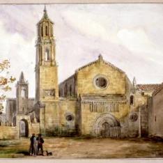 Fachada de la Iglesia del monasterio de Veruela
